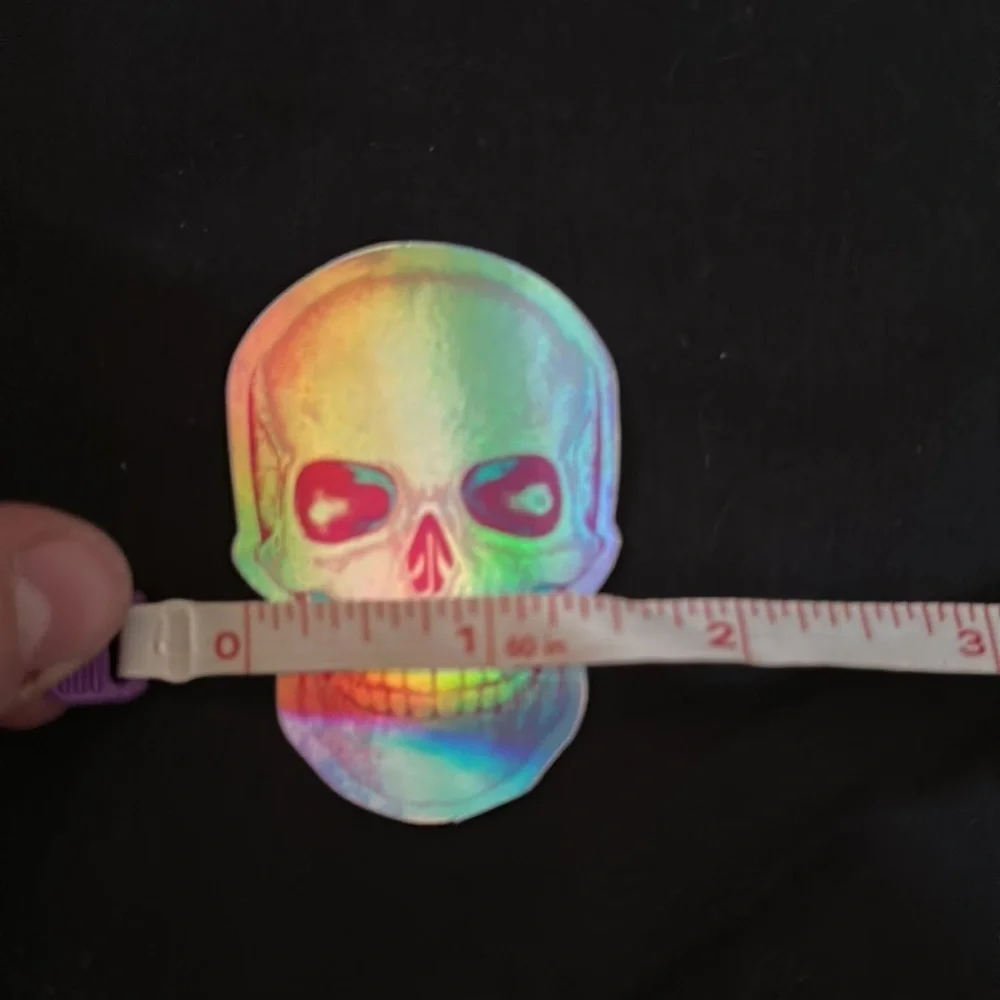 Holographic skull stickers/decals